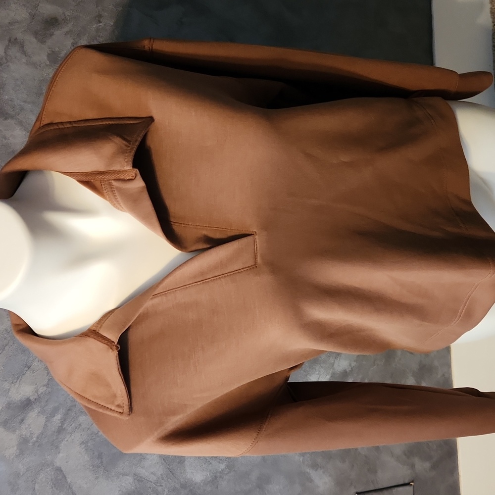 Magaschoni Brown Collared Sgirt Sz Medium
